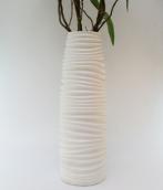 jarron pliegues grande ceramica :: #