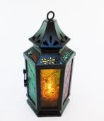 mini fanal metal/vidrio :: #